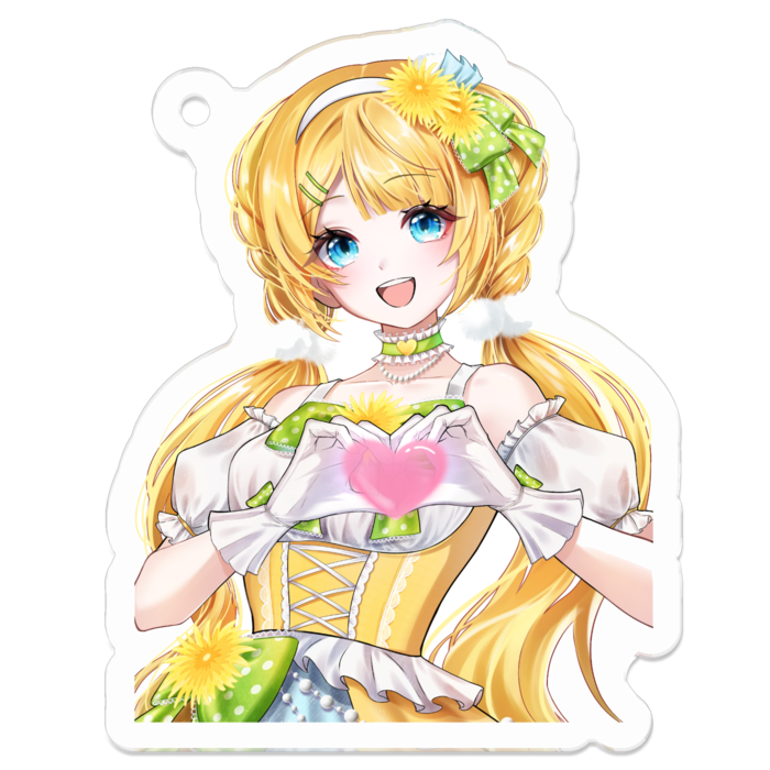 アクリルキーホルダー - 50 x 50 (mm)