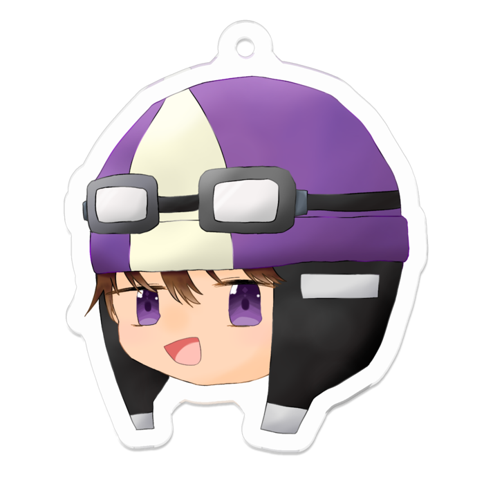 アクリルキーホルダー - 50 x 50 (mm)