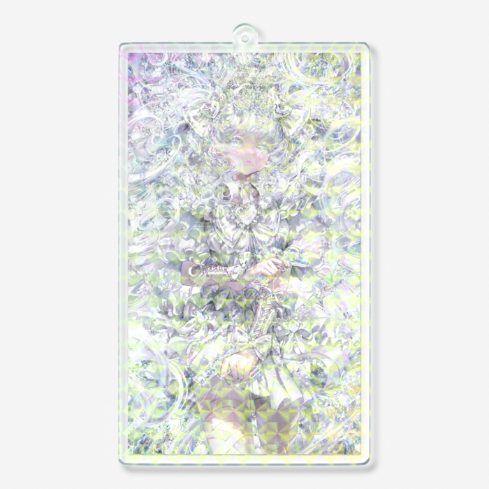 ホログラムアクリルキーホルダー/Hologram acrylic keychain(モザイク/mosaic) - 100 × 100mm(1)