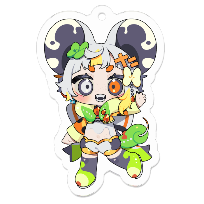 アクリルキーホルダー（コーティング） - 50 x 50 (mm)