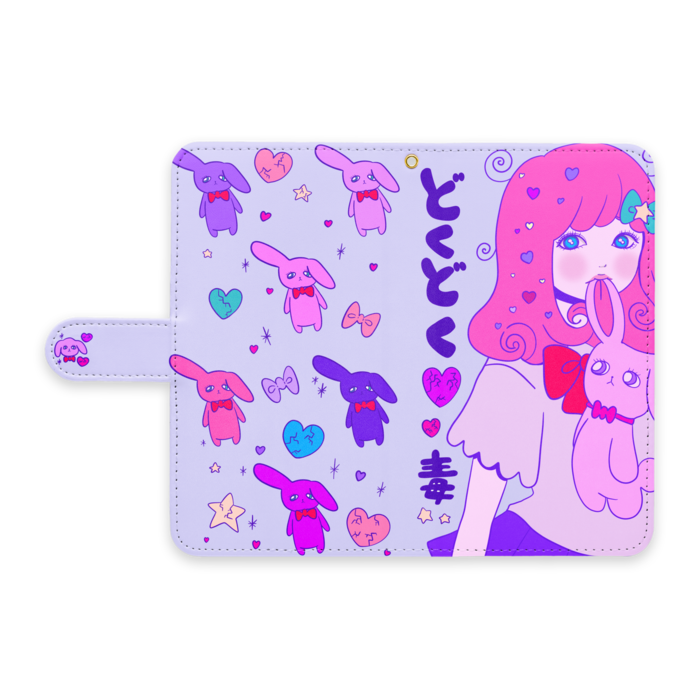 手帳型Androidケース - L - ストラップ穴 あり