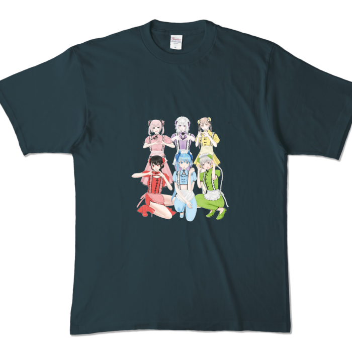 カラーTシャツ - XL - デニム (濃色)