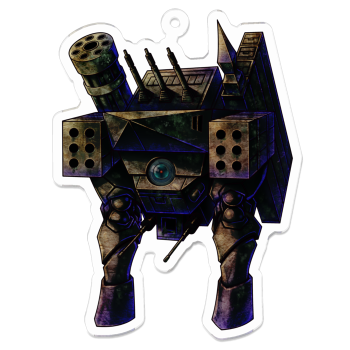 アクリルキーホルダー（コーティング） - 70 x 70 (mm)