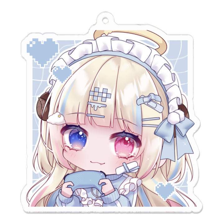 アクリルキーホルダー - 70 x 70 (mm)