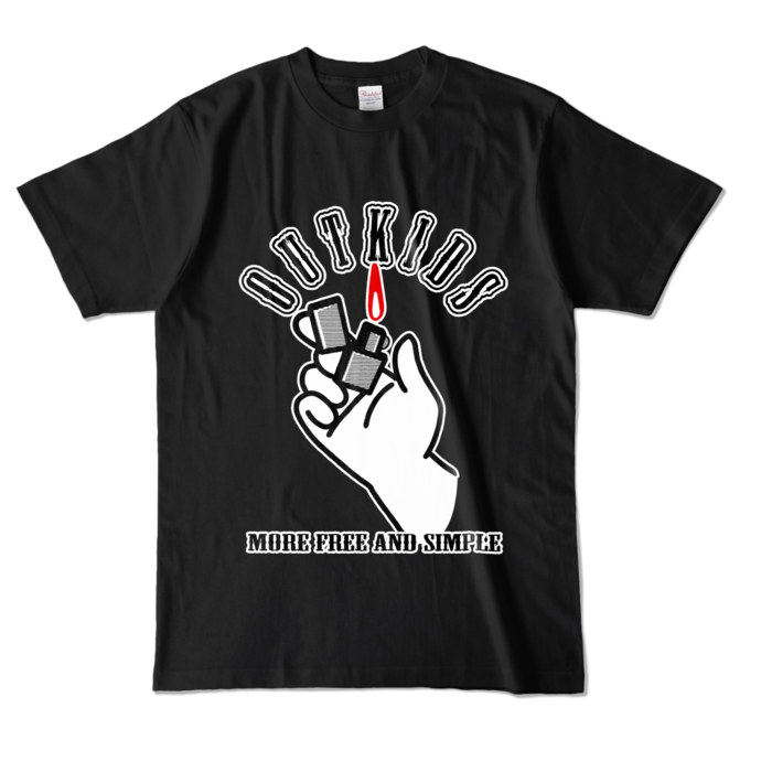 カラーTシャツ - L - ブラック (濃色)