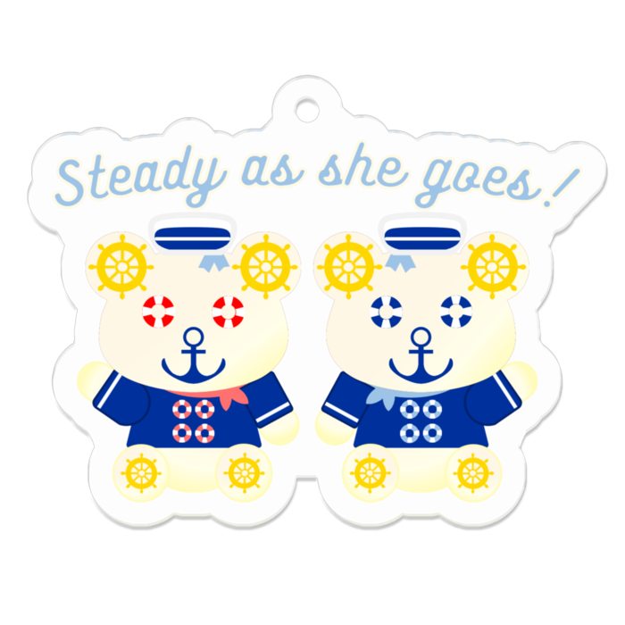 アクリルキーホルダー - 50 x 50 (mm)