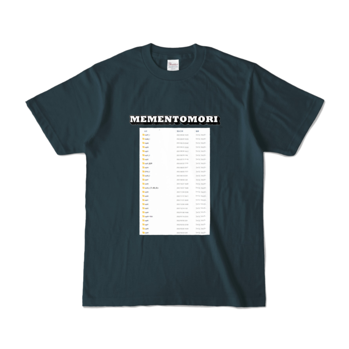 カラーTシャツ - S - デニム (濃色)