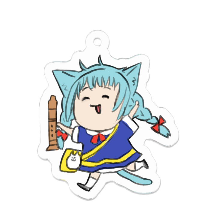 アクリルキーホルダー - 50 x 50 (mm)