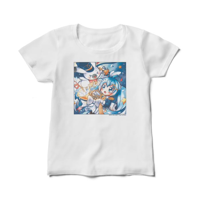 Snow Miku Illst By Miesa Tシャツ レディース ミーサのほしいもの Booth