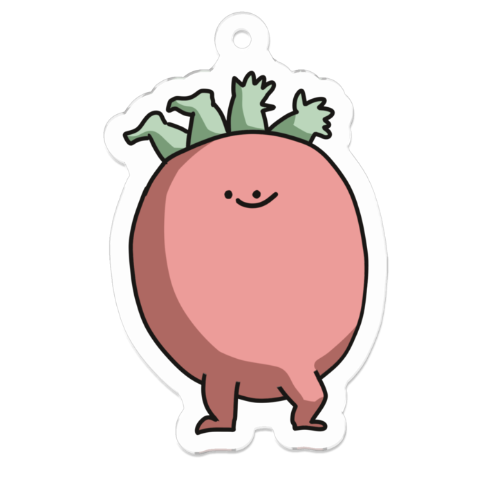 アクリルキーホルダー - 50 x 50 (mm)