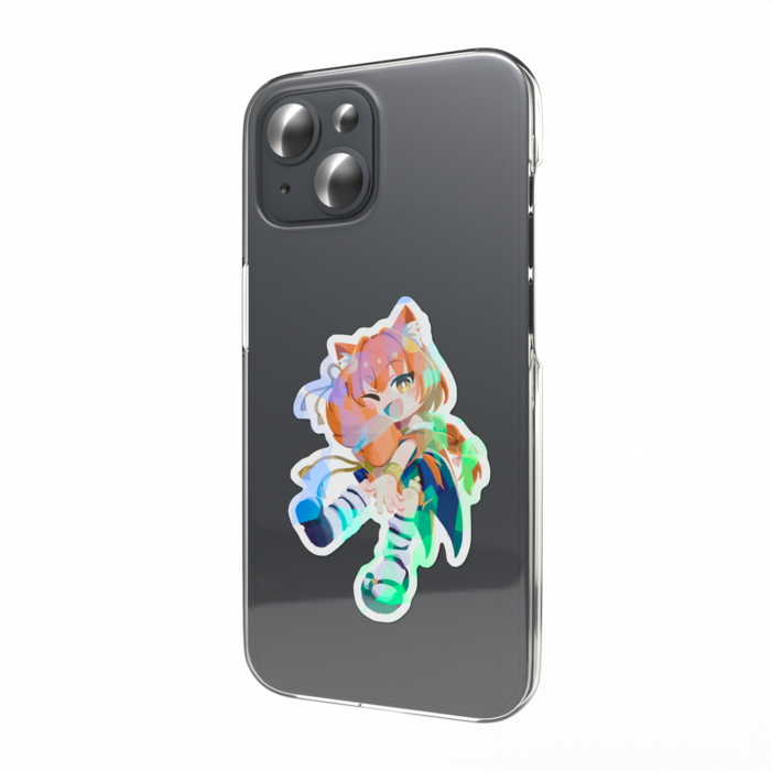 ホログラムスマホステッカー - 縦