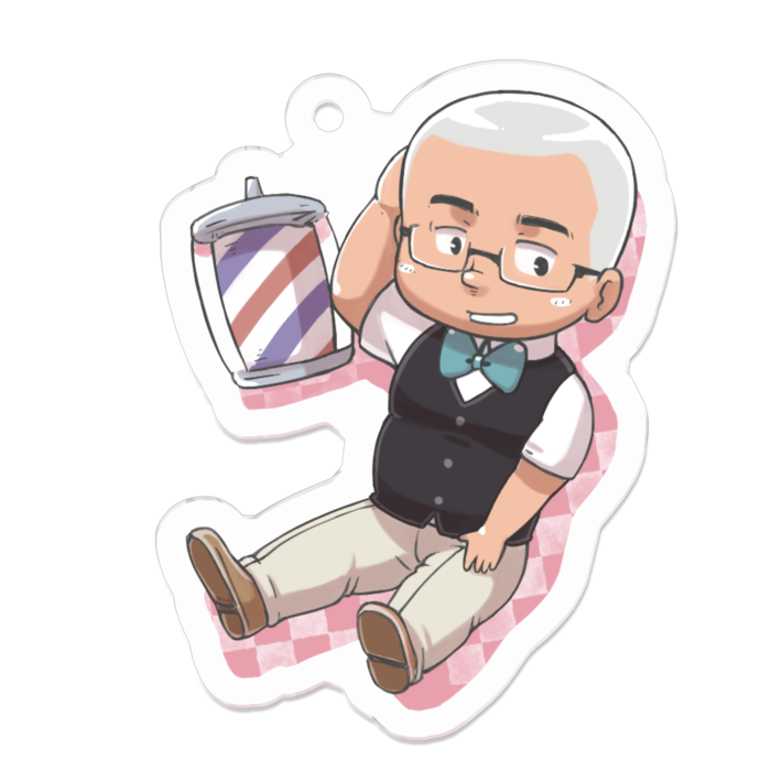 アクリルキーホルダー - 50 x 50 (mm)