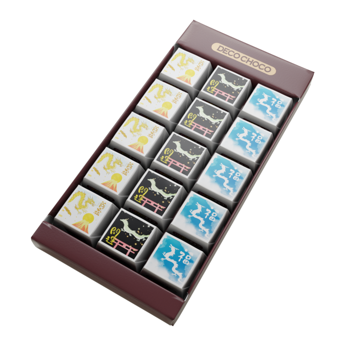 DECOチョコ - 列ごとにデザイン