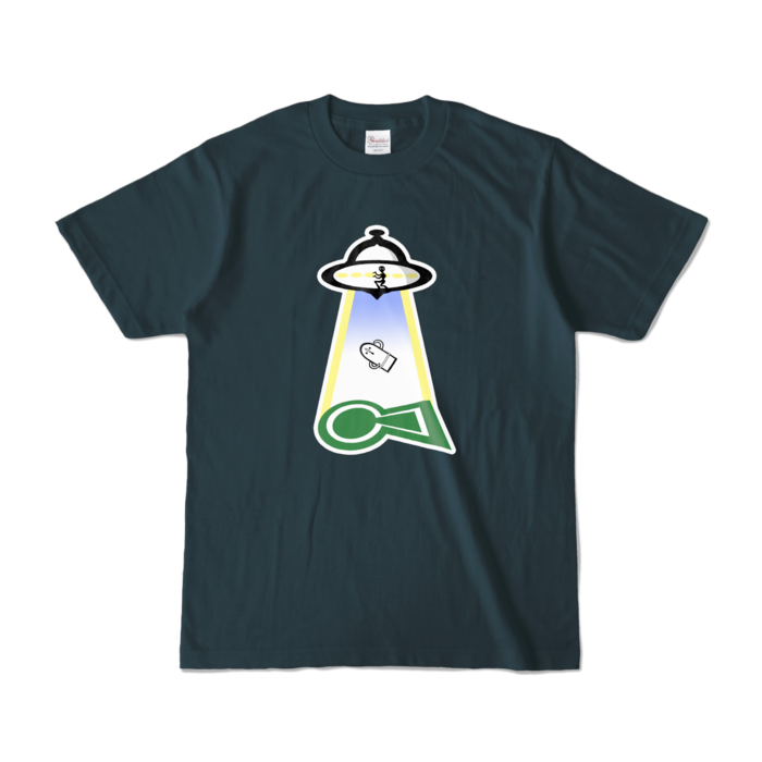 カラーTシャツ - S - デニム (濃色)