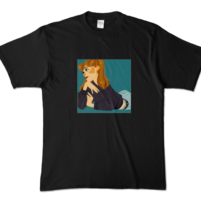 カラーTシャツ - XL - ブラック (濃色)