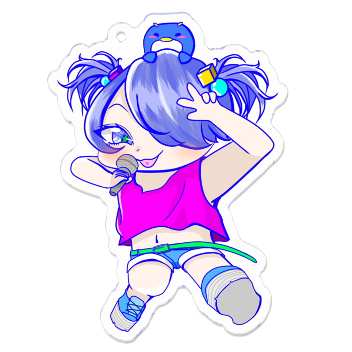 アクリルキーホルダー - 70 x 70 (mm)