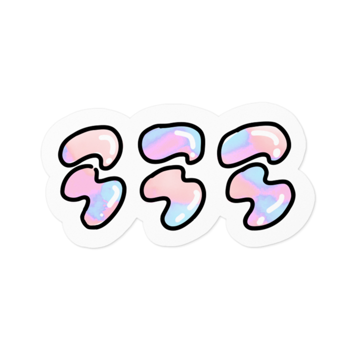 ステッカー - 100 x 100 (mm)
