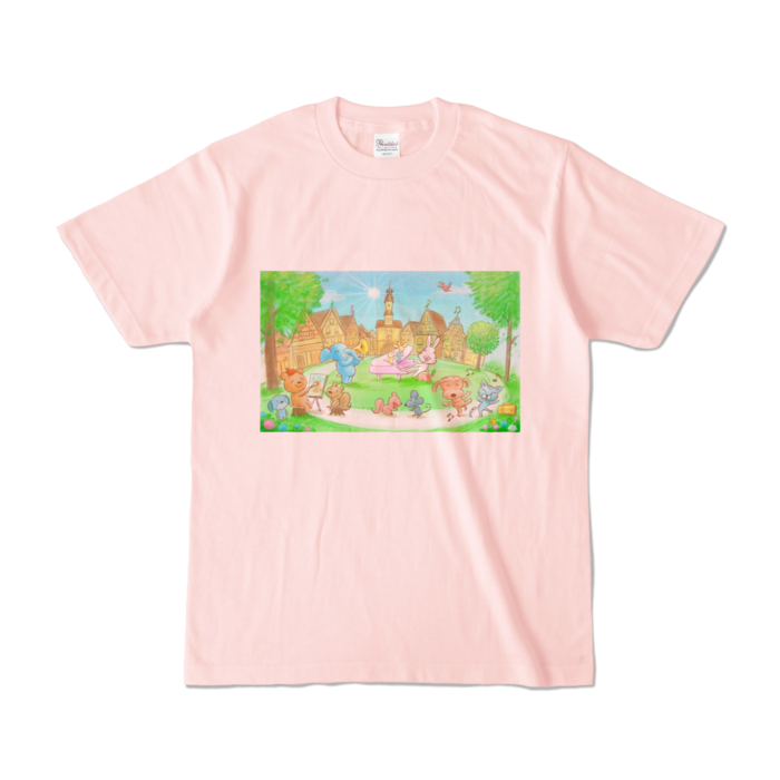 カラーTシャツ - S - ライトピンク (淡色)