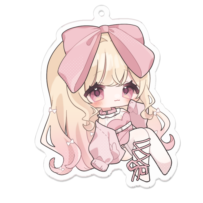 アクリルキーホルダー - 70 x 70 (mm)