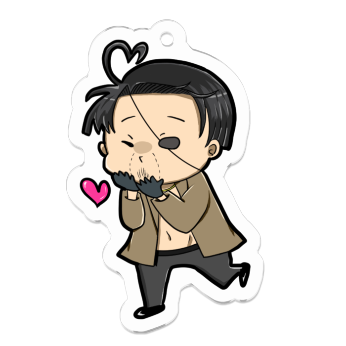 アクリルキーホルダー - 50 x 50 (mm)