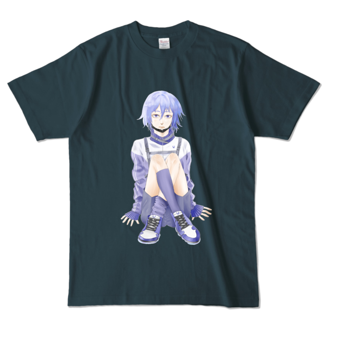 カラーTシャツ - L - デニム (濃色)