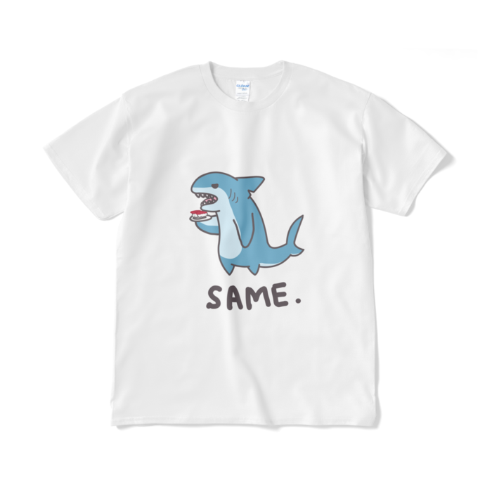 マグロのおすしサメTシャツ（短納期） - XL - ホワイト