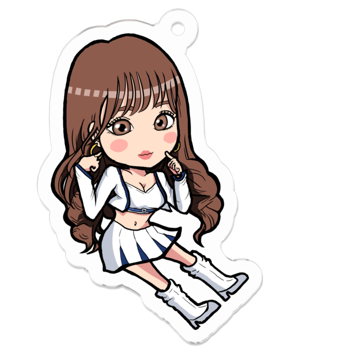 アクリルキーホルダー - 50 x 50 (mm)