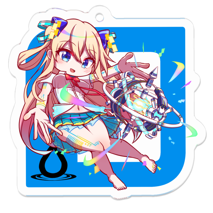 アクリルキーホルダー - 50 x 50 (mm)