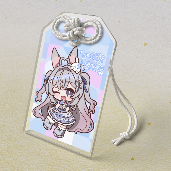 アクリルお守り(クリアブルー)