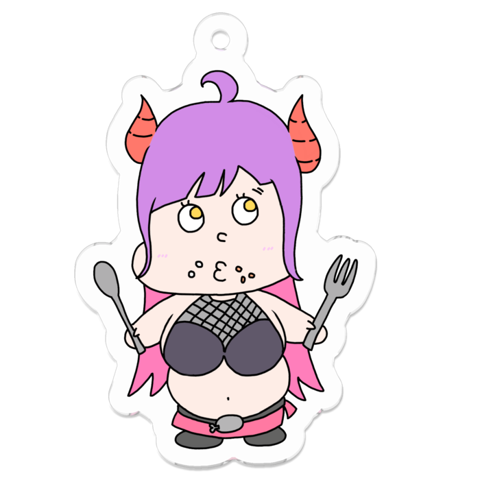 アクリルキーホルダー - 50 x 50 (mm)