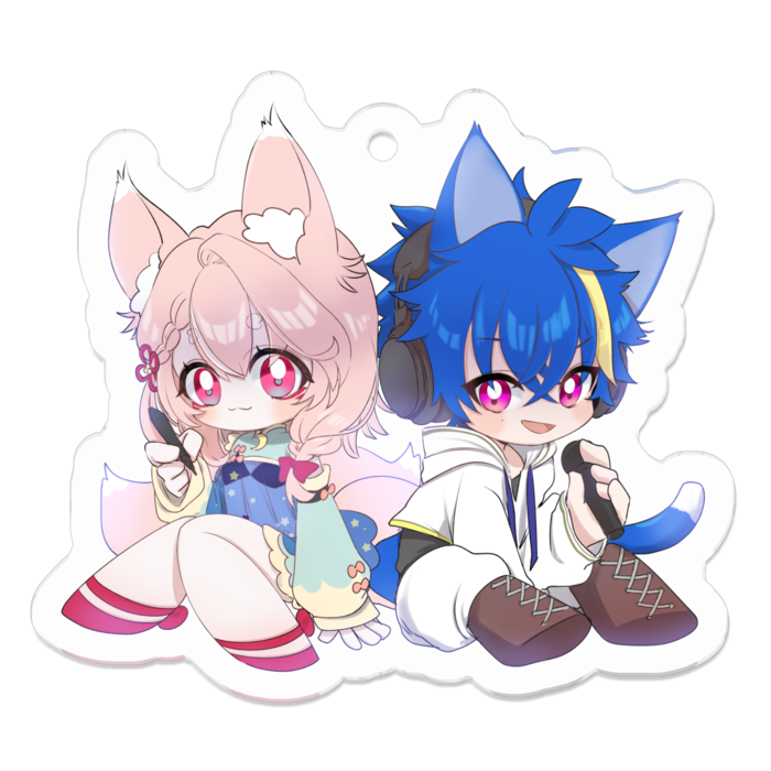 アクリルキーホルダー - 50 x 50 (mm)