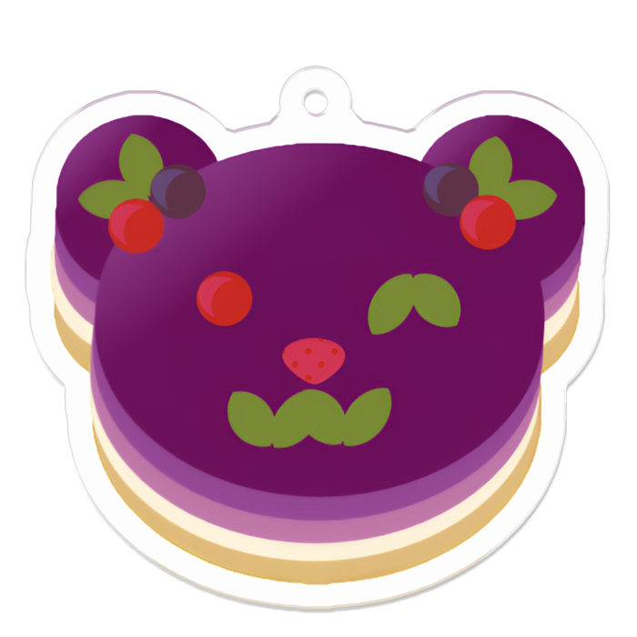 アクリルキーホルダー - 50 x 50 (mm)