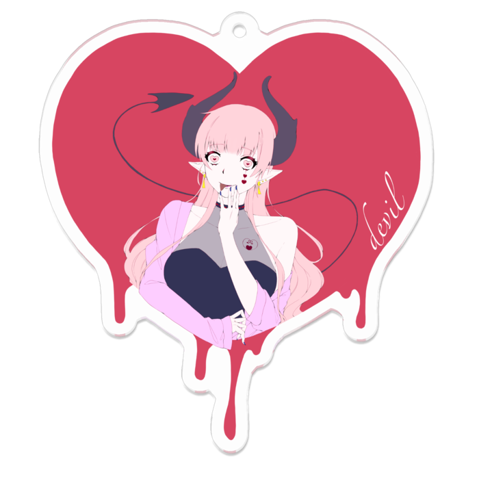 アクリルキーホルダー - 70 x 70 (mm)