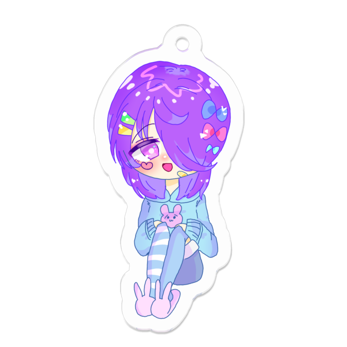 アクリルキーホルダー - 50 x 50 (mm)