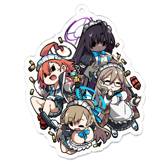 アクリルキーホルダー - 70 x 70 (mm)