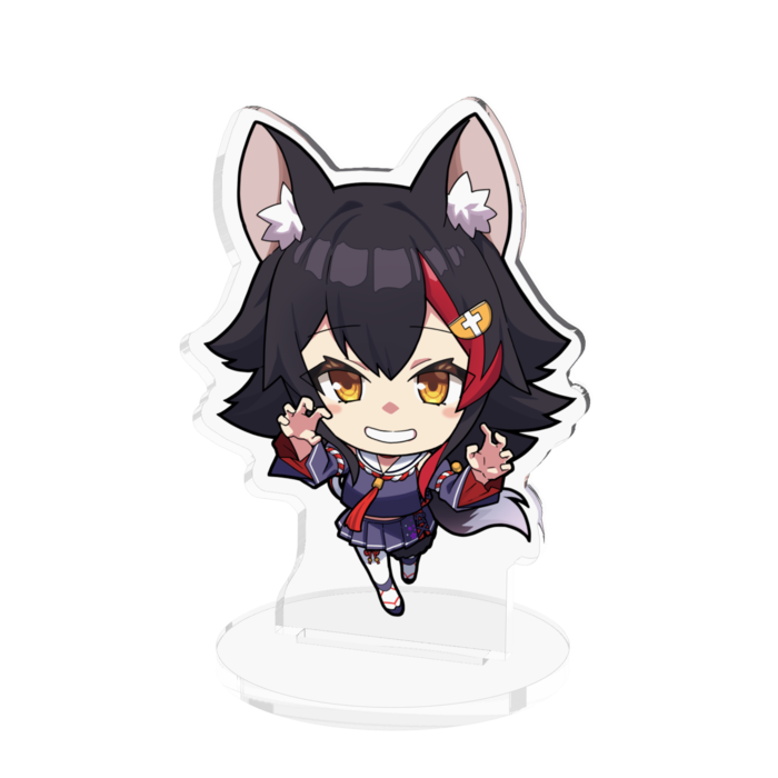 アクリルフィギュア - 70x70mm（大神ミオ）