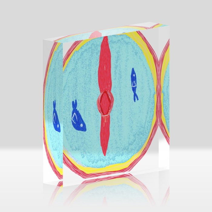 アクリルブロック - 100x100mm