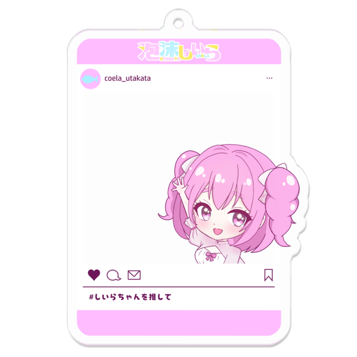 アクリルキーホルダー - 70 x 70 (mm)