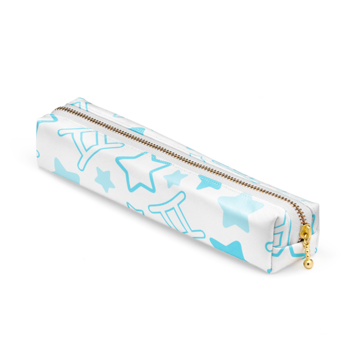 ペンケース - 20 x 4 x 4cm - ホワイト