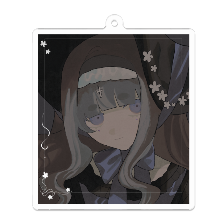 アクリルキーホルダー - 70 x 70 (mm)