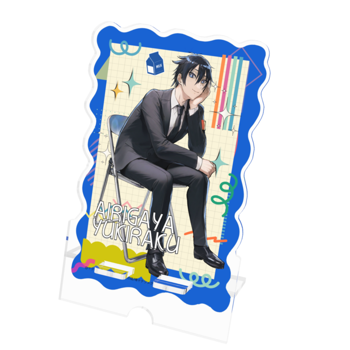 アクリルスマホスタンド - 100x160mm(ケーブル穴あり)