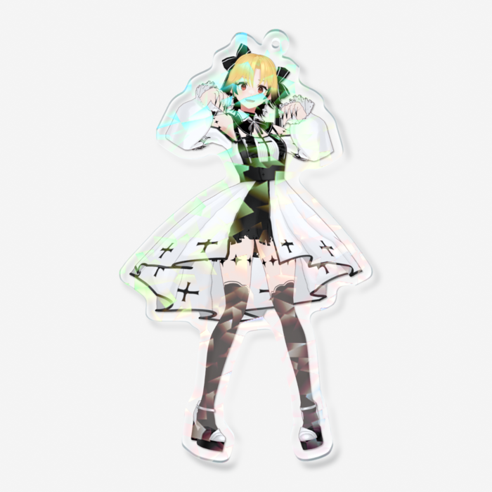 【全身】ホログラム アクリルキーホルダー（100 × 100 mm）