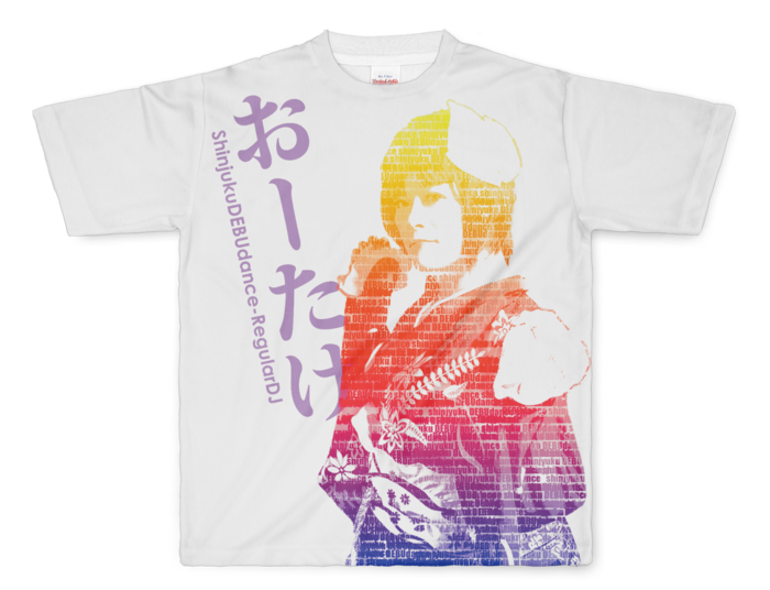フルグラフィックTシャツ - L - 正面印刷のみ