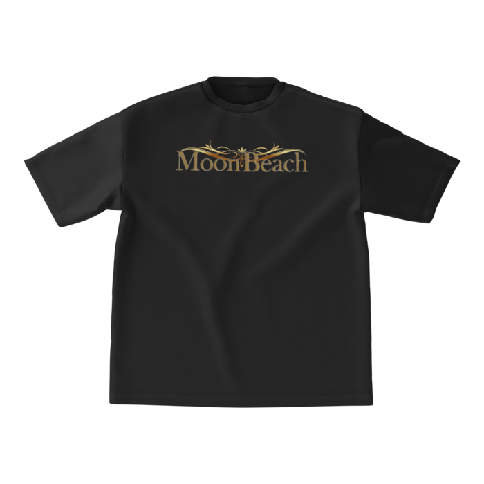 ビッグシルエットTシャツ - M - 正面(黒)