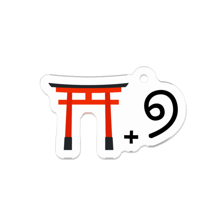 アクリルキーホルダー（コーティング） - 50 x 50 (mm)