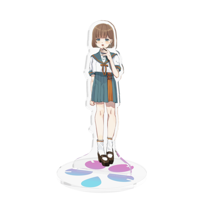 夕凪みちるアクリルフィギュア - 100x100mm(1)