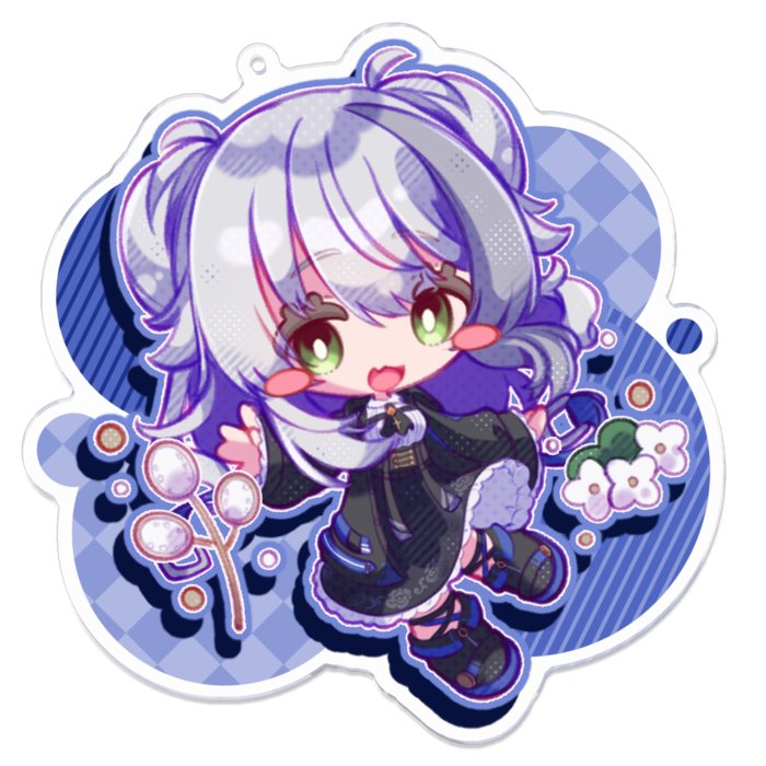 アクリルキーホルダー - 100 x 100 (mm)