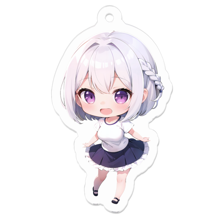 アクリルキーホルダー - 50 x 50 (mm)