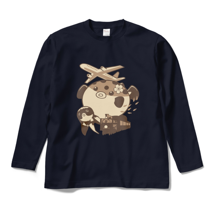 ロングスリーブTシャツ - M - ネイビー