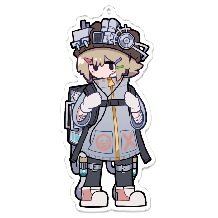 アクリルキーホルダー - 100 x 100 (mm)